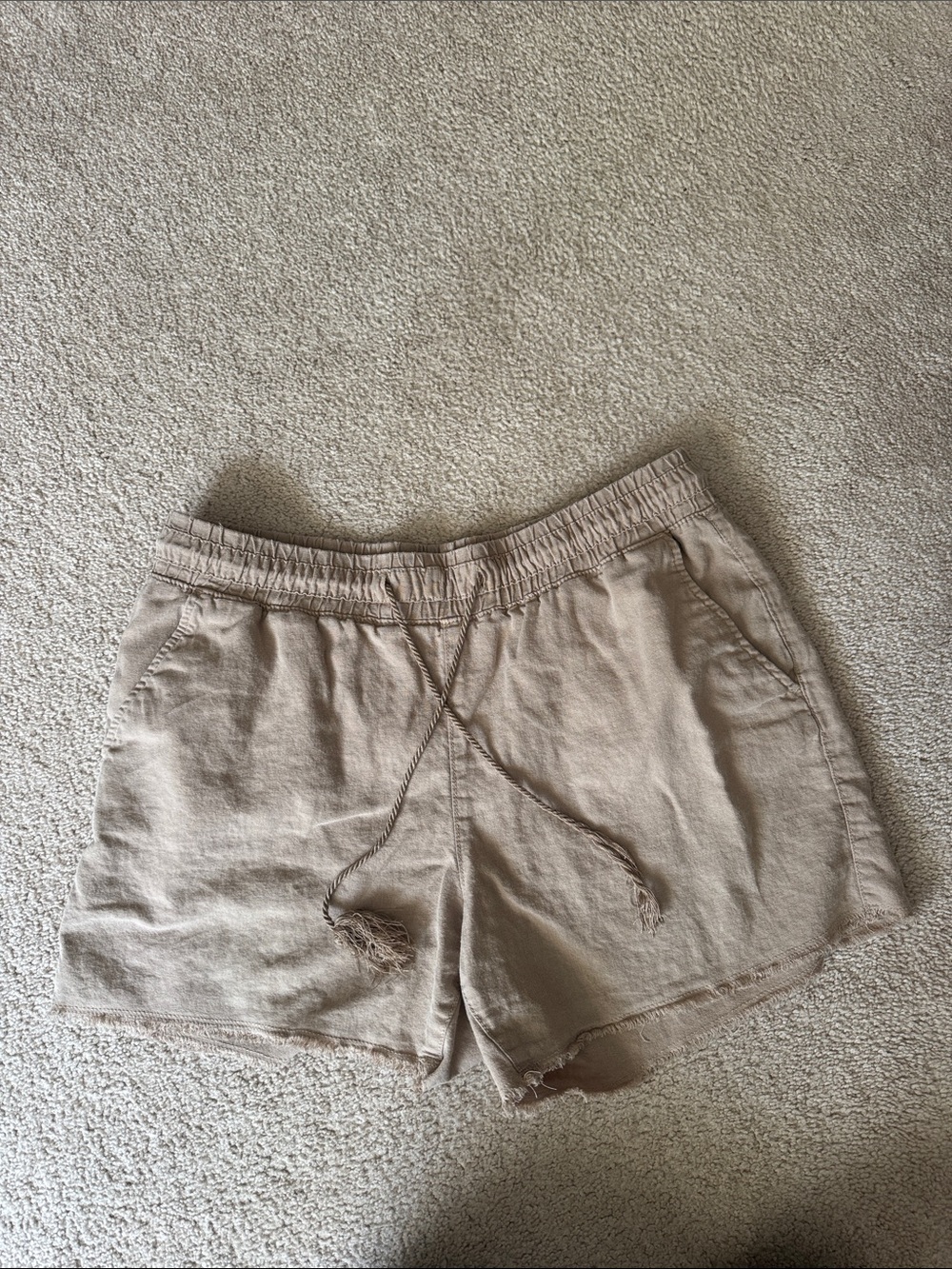 Women's Shorts - Beige